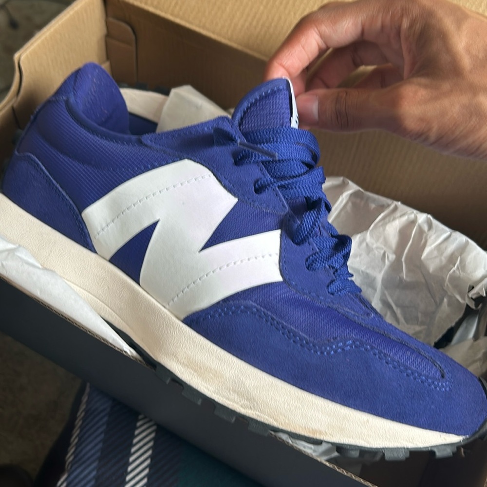 New Balance 237 Blue and White